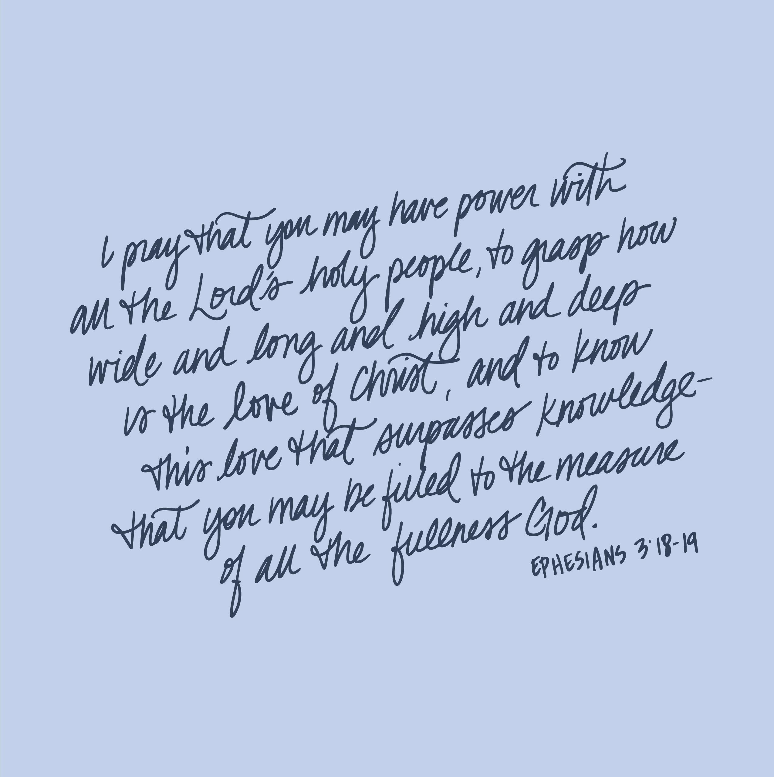 Ephesians Live Loved - Crewneck