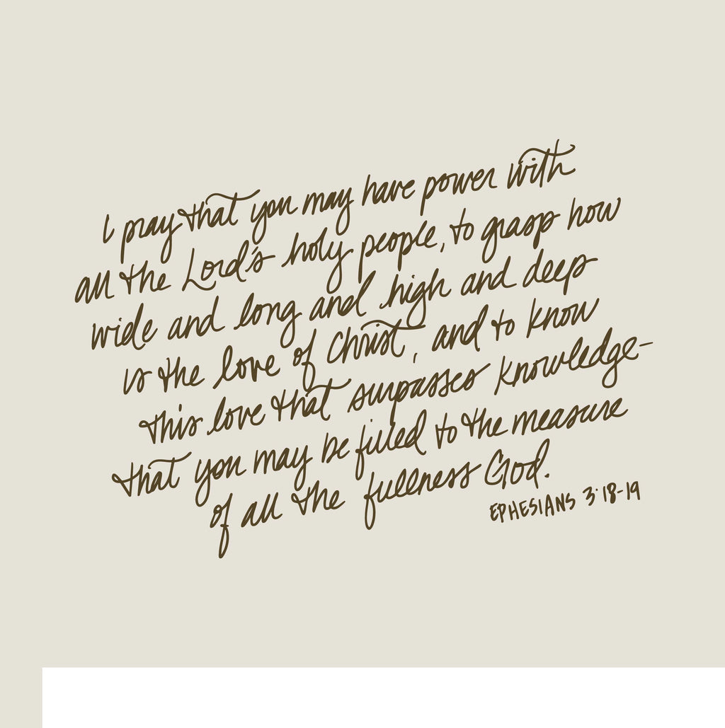 Ephesians Live Loved - Crewneck