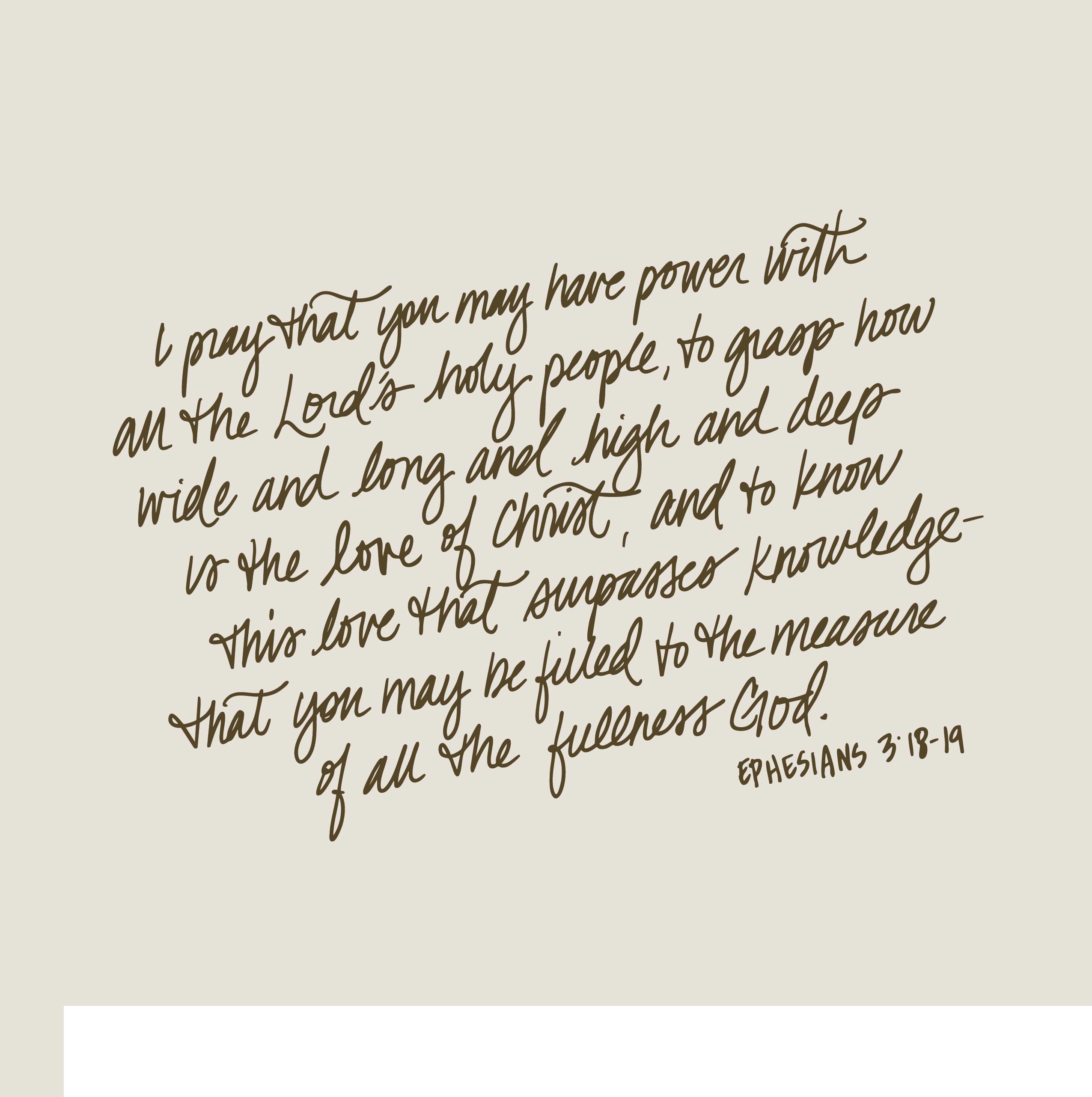Ephesians Live Loved - Crewneck