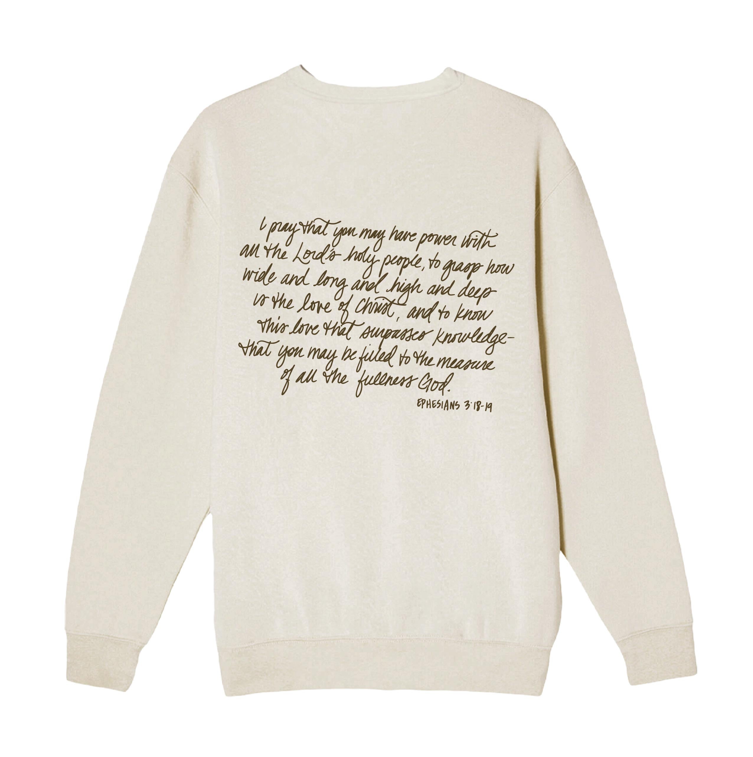 Ephesians Live Loved - Crewneck