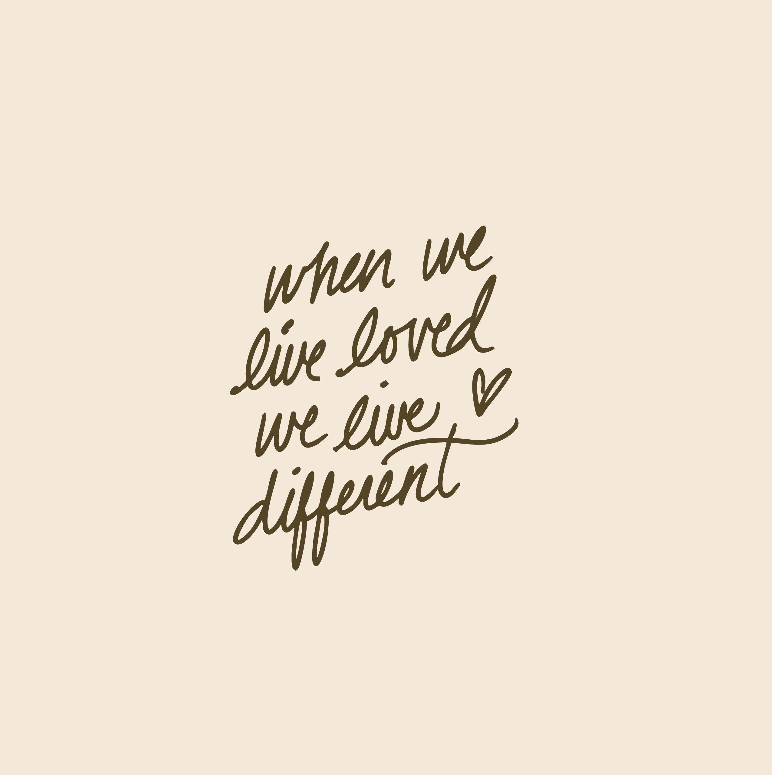 Ephesians Live Loved - Tshirt