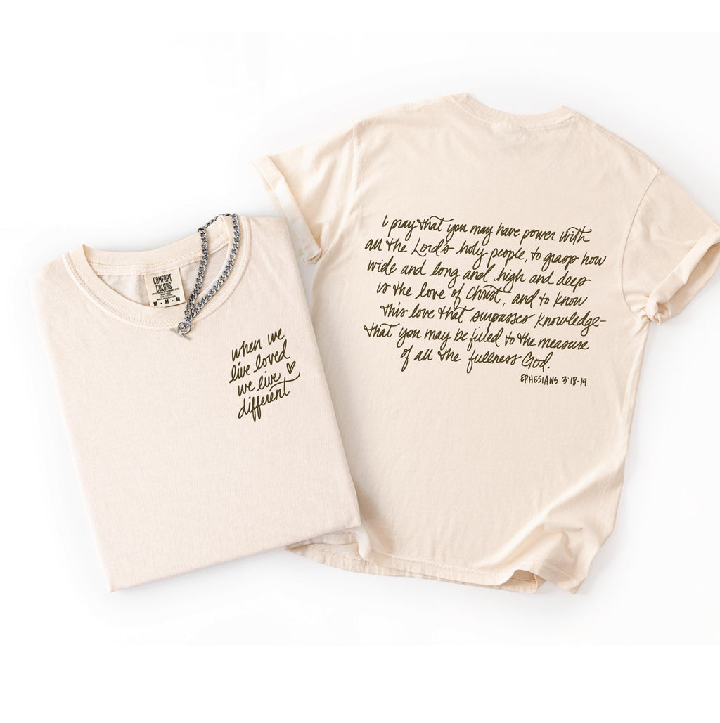Ephesians Live Loved - Tshirt